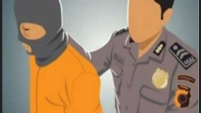 VIRAL, Diduga Kepala Desa, Desa Embacang Gedang Kec. Ma. Tabir , di Tangkap Polisi Terkait Penambangan Emas Ilegal.