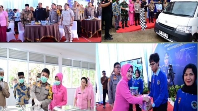 Wakapolda Jambi Resmikan Launching SPPG Jambi Timur, Polda Jambi Dukung Penuh Program Nasional Makan Bergizi Gratis