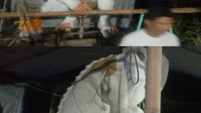 Jelang Nyepi 2026, Pemuda Jalan Jalak Kaliuntu Gotong Royong Bangun Ogoh-Ogoh dari Dana Swadaya.