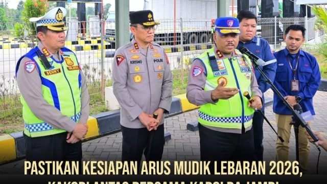 Irjen Pol. Drs. Agus Suryonugroho melakukan kunjungan kerja ke Provinsi Jambi dengan meninjau langsung ruas Tol Bayung Lencir–Tempino, bagian dari Jalan Tol Trans Sumatera.