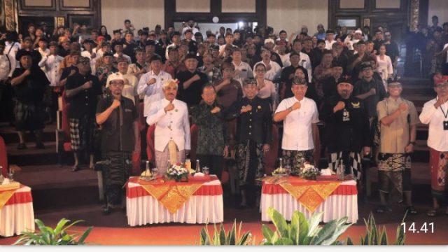 Gubernur Koster Buka Seminar Nasional “Mawali Ring Uluning Kertha” Cegah dan Tangkal Intervensi Sampradaya Asing Ideologi Transnasional.