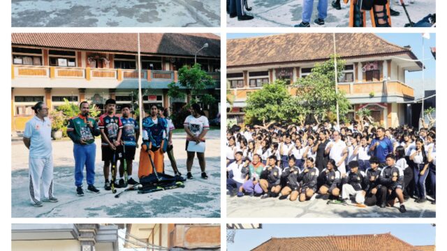 Tingkatkan Minat Generasi Muda, Ketua FHI Badung Jro Gede Widiarta, S.T. Turun Langsung Gelar Sosialisasi Hoki di SMAN 2 Mengwi